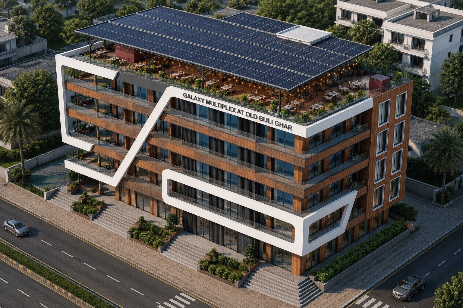 Aerial view of proposed Galaxy Multiplex